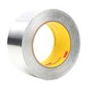 3M Aluminum Foil Tape 425, 2 in x 180 ft, Silver, Thermally Conductive, Heat and Light Reflective, Chemically Resistant, for Industrial/Occupational Use Only, 1 Roll