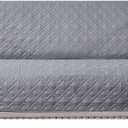 Ameritex Couch Sofa Slipcover 100% Waterproof Nonslip Quilted Furniture Protector Slipcover for Dogs, Children, Pets Sofa Slipcover Machine Washable (Light Grey, 78")