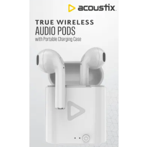 Acoustix True Wireless Earbuds - White