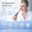 MCJ Cold Sore Light Therapy Device Canker Sore Treatment, Fever Blister & Mouth Ulcer Relief with Silver Tip (Face/Nose) (Silver)