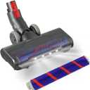 Upgraded Hardwood Floor Vacuum Attachments with Headlights for dyson V10 V11,Replacement Parts Motorhead for Dyson ,Soft Roller &PP Bristle Motorized Brush Accessories for Marble,Carpet,Rug Cleaning.