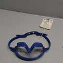 Petites Pommes Kid Goggles Ages 3-8 - Lightweight Silicone, Anti-Fog Wide Lens, Retro Design Child Swim Goggles, Adjustable Straps, Hair-Safe Buckle, Cotton Pouch Included, Blue