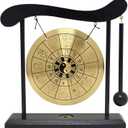 Fengshuibringluck Feng Shui Zen Brass 12 Zodiac Huangdao with Copper Desktop Zodiac Art Home Decoration Black FW1649 19*5*20cm/7.5*2*8inch