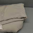 Cozy Bliss Cooling Comforter Queen Size, Cooling Blankets for Hot Sleepers and Night Sweats, Khaki Summer Comforter for Queen Size Bed, Breathable Soft Lightweight Silk Smooth