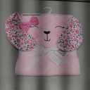 Hudson Baby Unisex Baby Cotton Animal Face Hooded Towel, Floral Bunny, One Size