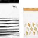 IKEA 50 resealable bags (ISTAD) - GREY - ziplock - food freezer sandwich bags - 25 x 1.2L + 25 x 2.5L