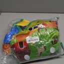 Tummy Time Mirror & Play Mat & Pillow 3-in-1, High Contrast Black and White Baby Toys, Activity Mat for Early Education, Newborn Infant Tummy Time Toy Set for 0 3 6 12 Month Crinkle/Squeake