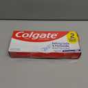Colgate Baking Soda & Peroxide Toothpaste - Whitens Teeth, Fights Cavities & Removes Stains, Brisk Mint, 6 Ounce (Pack of 2)