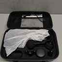 NAPRE Foldable Massage Gun Deep Tissue with 5 Adjustable Angles,Portable Handheld Percussion Back Massager for Muscle/Neck/Body Pain Relief with Long Extension Metal Handle,32-Speeds,with Carry Case