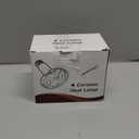 OMAYKEY 2-Pack 100W Ceramic Heat Lamp with 1-pcs Digital-Thermometer, Infrared Heat Emitter Bulbs for Reptiles, Amphibians, Chicken Brooder Coop Lizard Turtle Snake, No Light No Harm