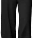 grewley Womens Barrel Harem Linen Pants Wide Leg Pants Baggy Sweatpants Palazzo Drawstring Elastic Waist with Pockets Beach XXL