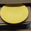 vancasso Bonita Dinnerware Set Muticolor Stoneware 12 Pieces Service for 4, Handpainted Spirals Pattern Stoneware Plates and Bowls Set