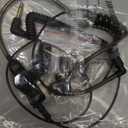 3.5mm Receiver/Listen Only Acoustic Tube Headset Earpiece with One Pair Medium Earmolds for Two-Way Radios/Walkie Talkie Speaker Mics (Black) (1 Pack-Black)