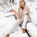 Haifago Platform Mini Snow Boots for Women, Suede Genuine Leather Winter Ankle Booties with Zip up, Womens Classic Fur Lined Short Boot Anti-Slip (9, Chestnut)