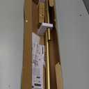 TONIAL 3/4 Inch Bay Window Curtain Rods, 36 to 72 Inch Center Rod for window 24 to 68 Inch, 20 to 36 Inch Side Rod for window 16 to 32 Inch, Decoratice Drapery Rods with Small Cap Finial, Antique Gold