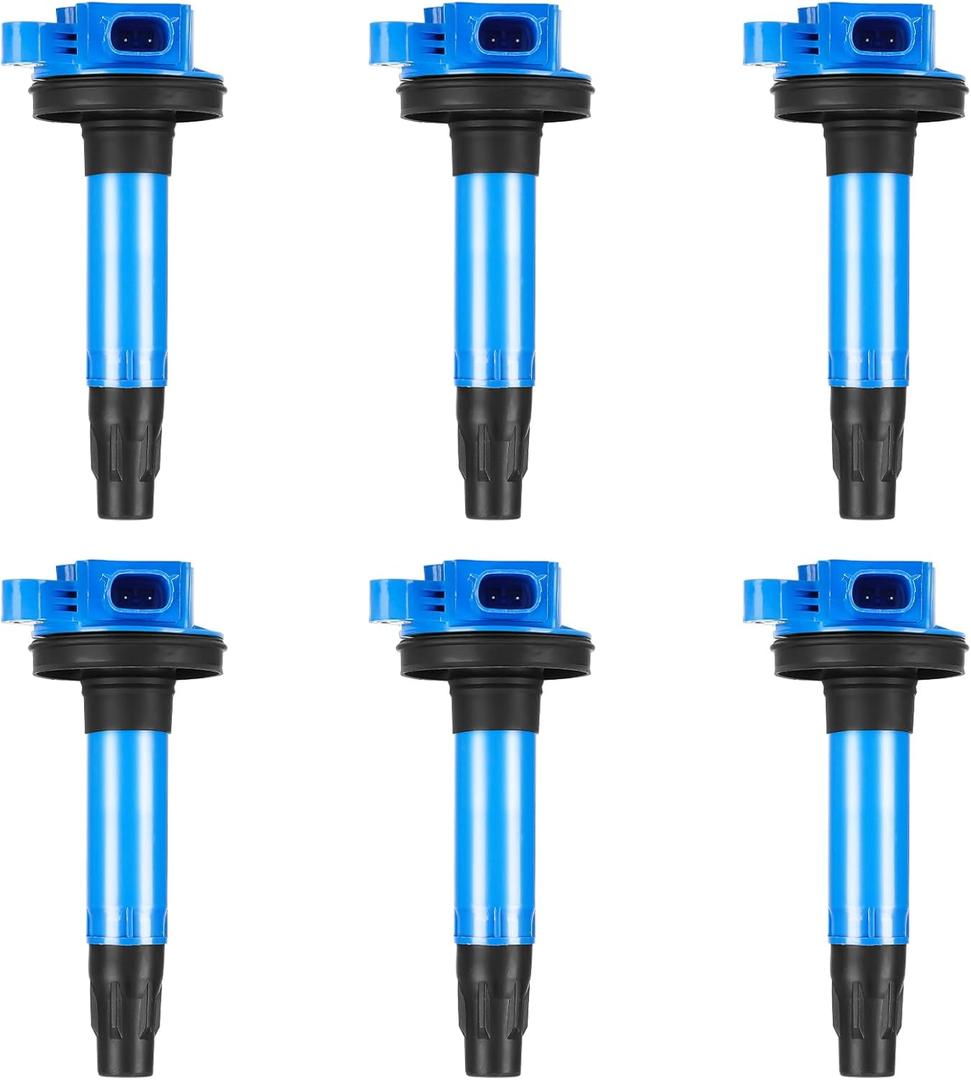 Ignition Coil Pack for Ford Edge Explorer F-150 Flex Fusion Mustang Police Interceptor Sedan Utility Taurus Transit 150 250 350 HD, Lincoln MKS MKT MKX MKZ, Mazda 6 CX-9, 610-00119 6pcs