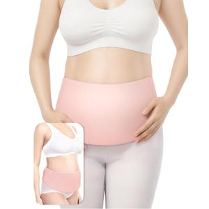 Hysterectomy & C-Section Belly Binder for Post-Op, Hot & Cold Therapy Ice Pack Waist Belt, Lycra Fabric Gel Pad for Incision Protection, Reusable Cooling Wrap for Surgery Pain Relief,Adjustable 28-47" (Pink)
