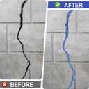 Backer Rod Caulk Saver Blue EPDM Backer Rod for Gaps and Joints Backing Rod Concrete Filler Rubber Backer Rod Joint Filler for Driveway and Wall Cracks (1/4 Inch x 100 ft)