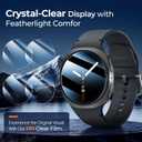 8 x LK 4 Pack for Samsung Galaxy Watch 8 Screen Protector 44mm 2025, Upgrade Top 9H+Tempered Glass, Easy to install for Galaxy Watch 44mm Screen Protector, 0 Bubble,HD