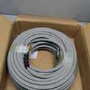 Pressure Washer Hose 200FT 4000 PSI, Kink Resistant Steel Braided Layer & NonMarking Rubber for Hot/Cold Water, High Power Washer Hose With 3/8 Inch Quick Connect & M22 Fitting, Gray