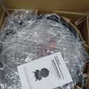 Techwood 1600W Indoor Outdoor Electric Grill, Electric BBQ Grill, Portable Removable Tabletop Grill, Black