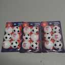 3 x Jacent U.S. Soccer Table Tennis Balls: Official Licensed Product, 6 Count, 40mm Ping Pong Balls w/Logo and Soccer Ball Designs, Recreation Quality for Practice and Pong Play