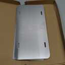 10 Pack Sublimation License Plate Blanks,Heat Thermal Transfer Sheet DIY Picture Sublimation Blank,Metal Aluminum Automotive License Plate Plates Tag for Custom Design Work - White