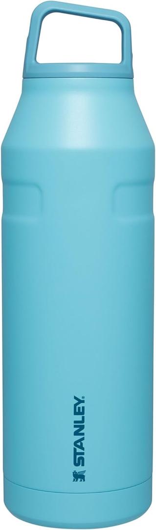 Stanley IceFlow Cap and Carry Water Bottle | Wide Mouth Twist Lid | Lightweight & Leakproof for Travel & Sports | Insulated Stainless Steel | BPA-Free (Pool)