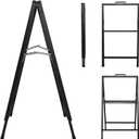 Generic Sign Holder Floor Stand | Store Sign Holder,Heavy Duty Floor Banner Stand, Weighted Double-Sided Metal Sign Stand for Outdoor Commercial, Black, KJULR315RS2CIQE1Q