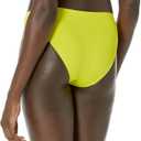 Amazon Essentials Women's Side Tab Bikini Swimsuit Bottom (XX-Large, Lime Green)