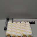 6pcs House Paint Roller Kit, 9 inch Extendable Roller Frame with 5 Microfiber Roller Covers 1/2" Nap, Adjustable Painting Roller (18" - 36") for Walls, Ceilings, Floor, Home Painting Supplies