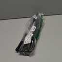 6PCS Small Tension Curtain Rod 27 to 38 Inch,Black Short Curtain Rods No Drilling,Loaded Expandable Spring Curtain Rods for Windows Kitchen,Closet,Cupboard,Door,Bookshelf