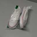 Toddler Little Kid Cushioned Canvas Shoes Slip On Sneakers Soft and Durable (3 Big Kid, White)
