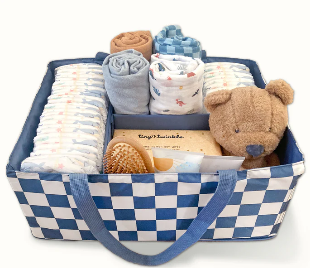 Diaper Caddy Organizer | Foldable, Portable & Waterproof