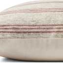 Loloi Amber Lewis x Zephyr Collection PAL0040 Natural/Red22'' x 22'' Cover Only Pillow