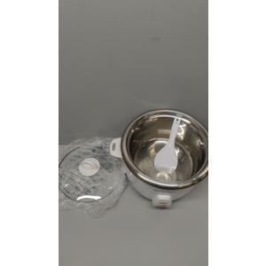 Elite Gourmet ERC-2020 Electric Rice Cooker with Stainless Steel Inner Pot Makes Soups, Stews, Grains, Cereals, Keep Warm Feature, 20 Cups Cooked (10 Cups Uncooked), White