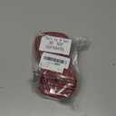 2 Roll 20 Yards Glitter Hearts Wired Edge Burlap Valentine Ribbon Valentine's Day Wired Ribbon for DIY Gift Wrapping Wreath Crafts Decoration(1.5 in,Natural, Red, Pink)