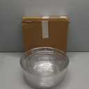 Hoolerry Plastic Plant Saucer Clear Deep Drip Tray Thickened Clear Plant Saucers Trays for Pots Deep Drip Trays for Home Garden Indoor and Outdoor Potted(15 Pcs,4, 6, 8 Inch)