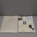 HONGTEYA 6 Pack Baby Toddler Grip Socks with Non-Slip Stripe Grippy Crew Socks for Boys Girls Kids Seamless Toe, 1-6 Years