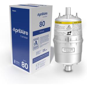 AprilAire 80 Replacement Canister for AprilAire Steam Humidifier Models 800, 801, 865, and 866 (Pack of 1) (5.9L x 5.9W x 13.6H inches)