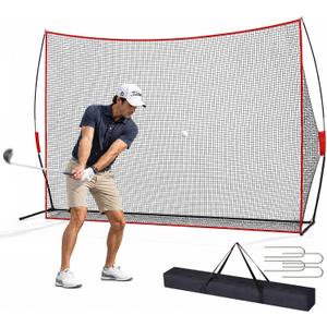 Elevon Golf Practice Hitting Net 10x7ft, Heavy Duty Training Net for Backyard Driving Range & Indoor Swing Practice, Home Golf Equipment for Training