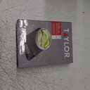 Taylor Glass Top Food Scale with Touch Controls, 11 lb Capacity, Sleek Black Design for Precision Food Measurement in Grams and Ounces