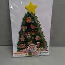 Venhoo Pop Up Christmas Cards with Lights and Music, 11 Inch Christmas Tree Design, 3D Musical Popup Greeting Card for Christmas Holiday with Envelop & Note Card, Playing-We Wish You a Merry Christmas