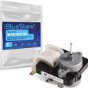 BlueStars Upgraded W10189703 Refrigerator Evaporator Fan Motor Ultra Durable - Compatible with Whirlpool Maytag Kenmore Refrigerators - Replaces WPW10189703 W10208121 2219647 AP6016598 10449505