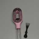 2-in-1 Detangler Hair Brush, With Built-In Mister Spray, Wet & Dry Detangling Brush for Curly, Wavy & Straight Hair | No-Tangle Anti-Frizz Hair Care Brush,Water Reservoir 50ml. (Pink)