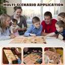 Baseball Dice Board Game for Kids Adults Gift Wooden Fun Baseball Board Game with dice for Game Nights, Parties,Holiday Gatherings