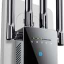 2026 WiFi Extender, WiFi Signal Booster Cover up to 14770 sq.ft for Home, New Gen 6X Faster Internet Extender WiFi Booster w/Ethernet Port, Wireless WiFi Repeater Works with 99% Router, Easy Setup