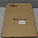 SOYO Mobility One Step Stool, Heavy Duty Indoor Outdoor Non-Slip Small Step Platform Assistive Device for Adult Elderly, Standing Support and Step Riser for Car, Bed, Door, Stair, Bathroom, White-Gray