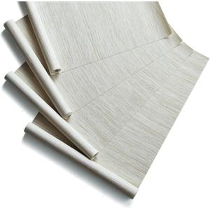 Replacement Fabric Panels for Sliding Glass Door (4-Pack, 23"x96"), Fabric Only, Natural Woven Blind Slats, Trimmable, Sheer, Track & Bottom Rail Not Included,Beige Cream