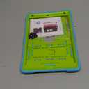 CCMAO for iPad 9th/8th/7th Generation 10.2 Inch Case 2021/2020/2019, with Kickstand, Heavy Duty Shockproof Hybrid Three Layer Protective Cover,Blue+Yellow